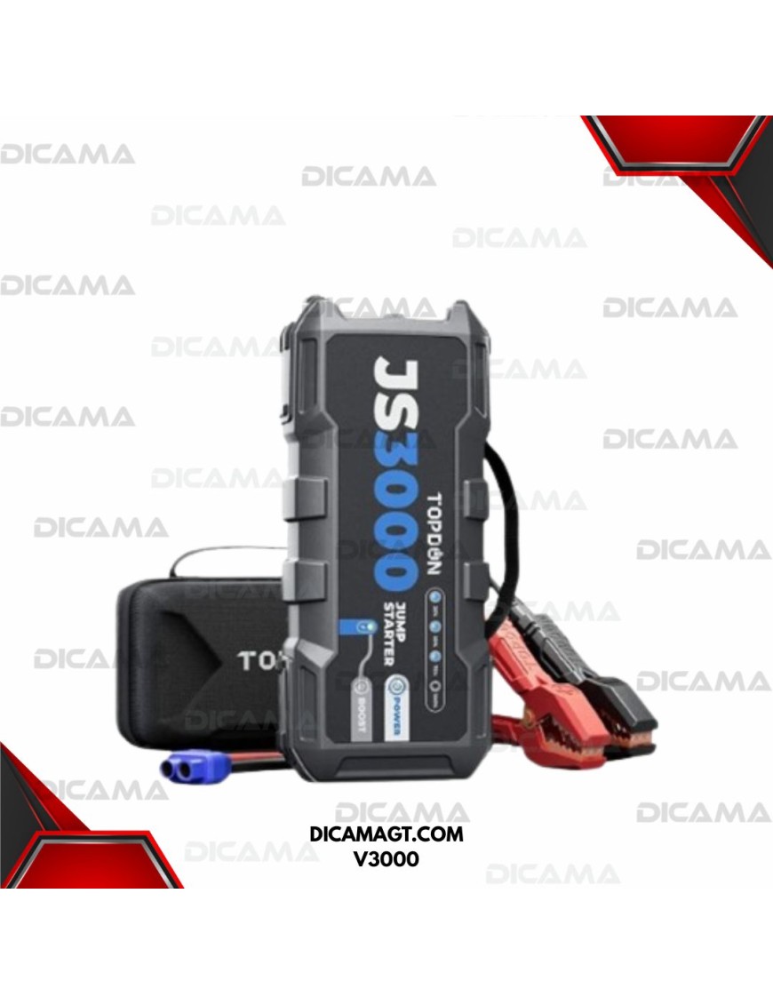 JUMPER/LINTERNA 3000 AMPERIOS JS3000 TOPDON V3000