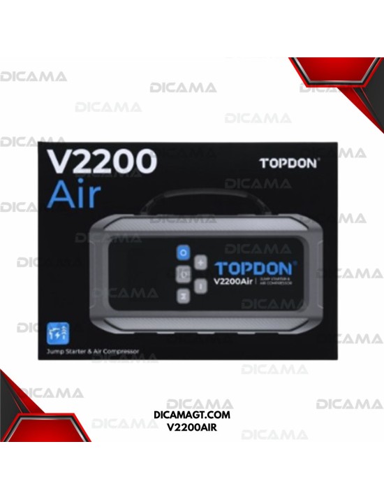 JUMPER/COMPRESOR 2,200 AMPERIOS TOPDON V2200AIR