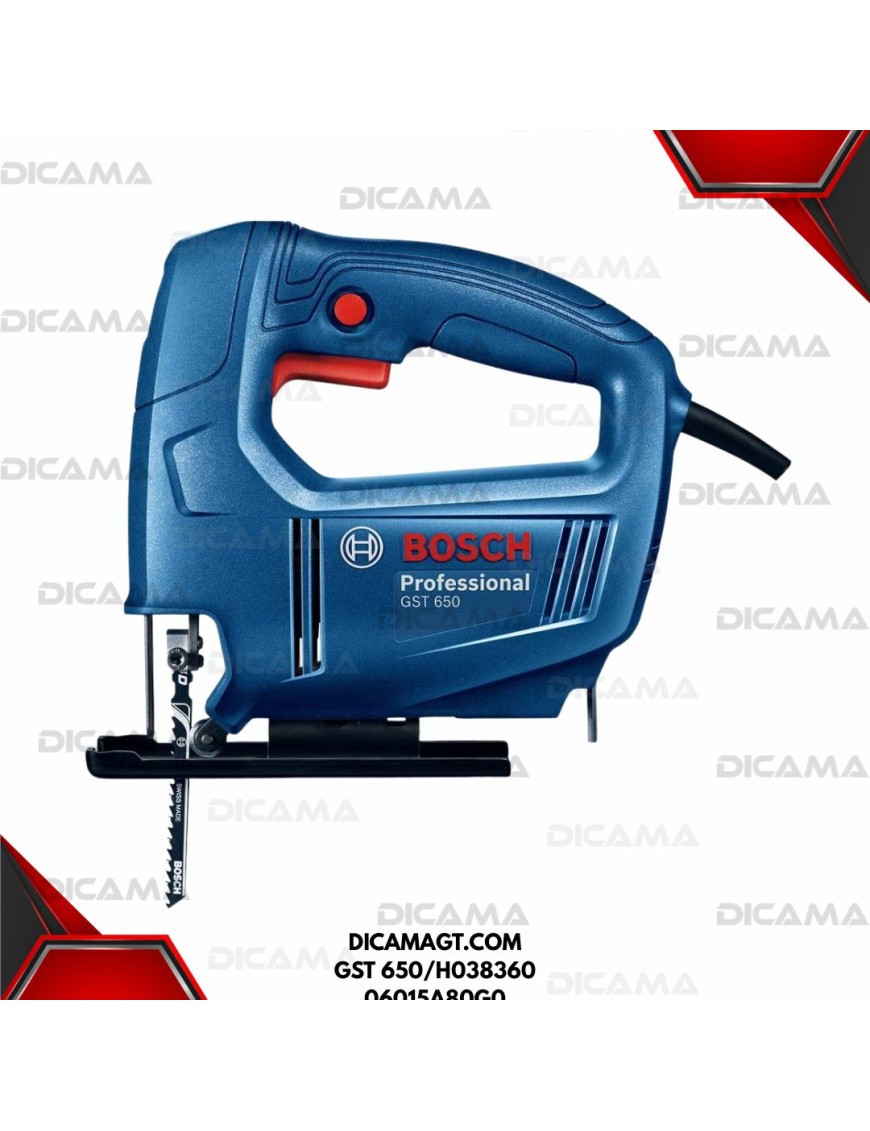 SIERRA CALADORA 450W 800-3100RPM BOSCH GST 650/H038360 06015A80G0