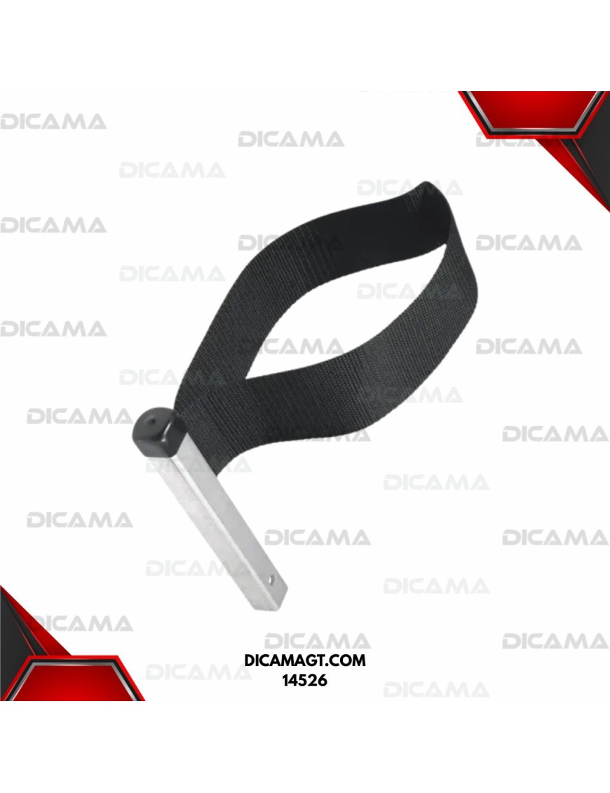 LLAVE PARA FILTRO DE ACEITE DE BANDA DE NYLON 6 TRUPER 14526