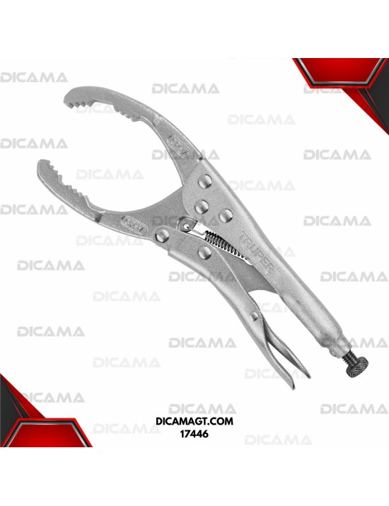 LLAVE P/FILTRO DE ACEITE PINZA 9 DE PRESION TRUPER 17446