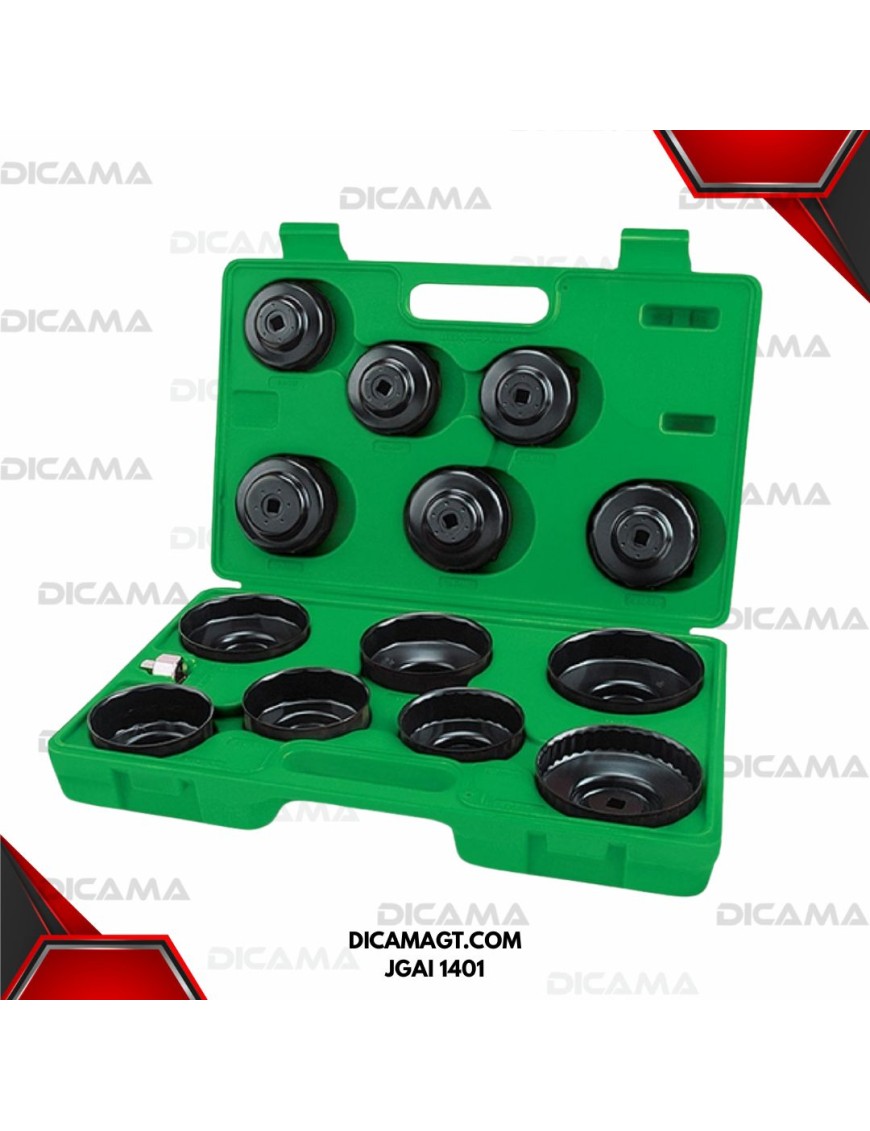 COPAS PARA FILTROS 14 PCS EXTRACTORES TIPO TOPTUL JGAI 1401