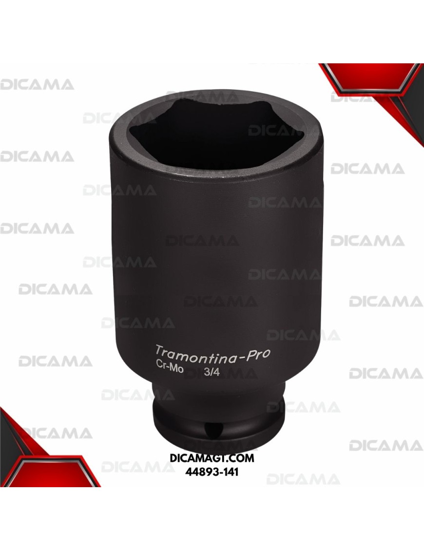 COPA RAIZ 3/4 41MM IMPACTO LARGA HEXAGONAL TRAMONTINA 44893-141