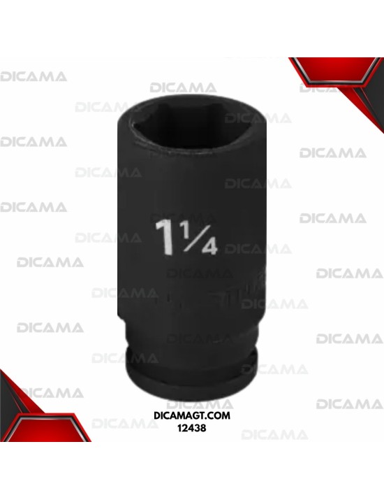 COPA RAIZ 1 DE IMPACTO LARGA 1-1/4 6 PUNTAS TRUPER 12438