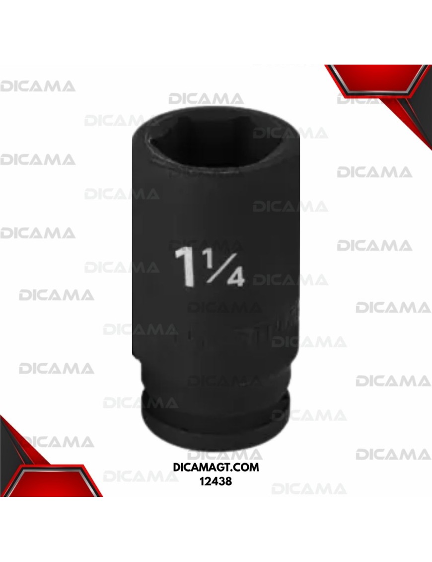 COPA RAIZ 1 DE IMPACTO LARGA 1-1/4 6 PUNTAS TRUPER 12438