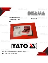 SEGURO FRENOS CAJA 419 PCS SET, MIX YATO YT-06876