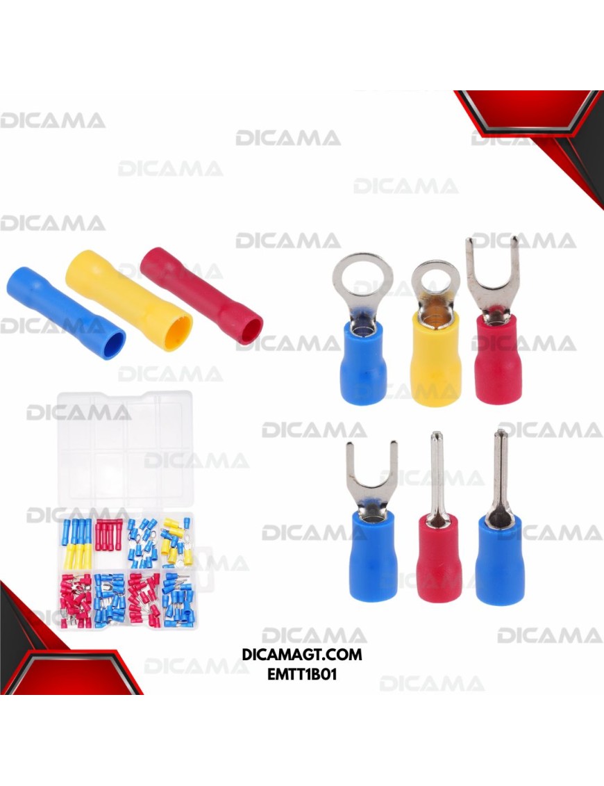 TERMINALES JGO PVC LATON Y ALUMINIO EMTOP EMTT1B01