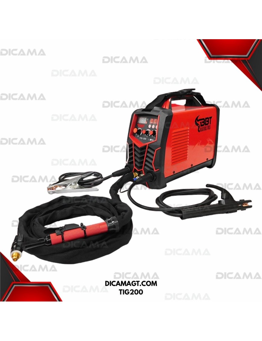 SOLDADORA 250 AMPERIOS 220 VOLTIOS TIG/MM BBT TIG200