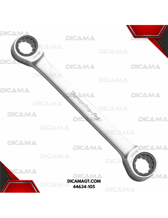 LLAVE RATCH COMBINADA ESTRIADA 14X15MM TRAMONTINA 44634-105