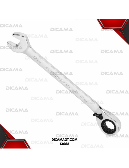 LLAVE COLA/RACTH 12MMX168 MM LARGO EXPERT TRUPER 13668
