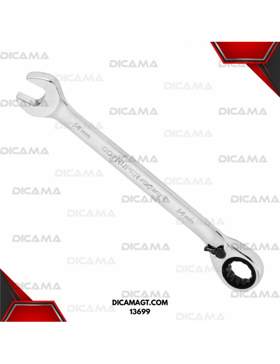 LLAVE COLA/RACTH 14MMX188 MM LARGO EXPERT TRUPER 13699