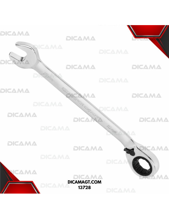 LLAVE COLA/RACTH 17MMX223 MM LARGO EXPERT TRUPER 13728