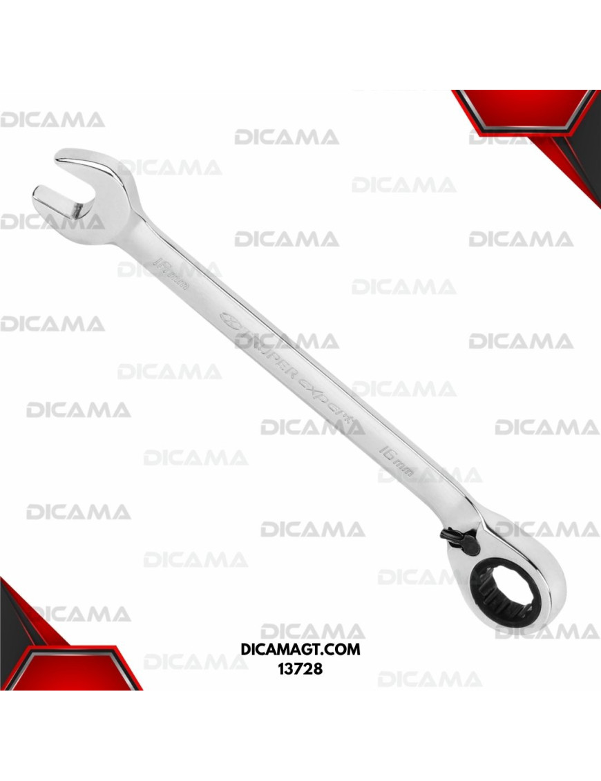 LLAVE COLA/RACTH 17MMX223 MM LARGO EXPERT TRUPER 13728