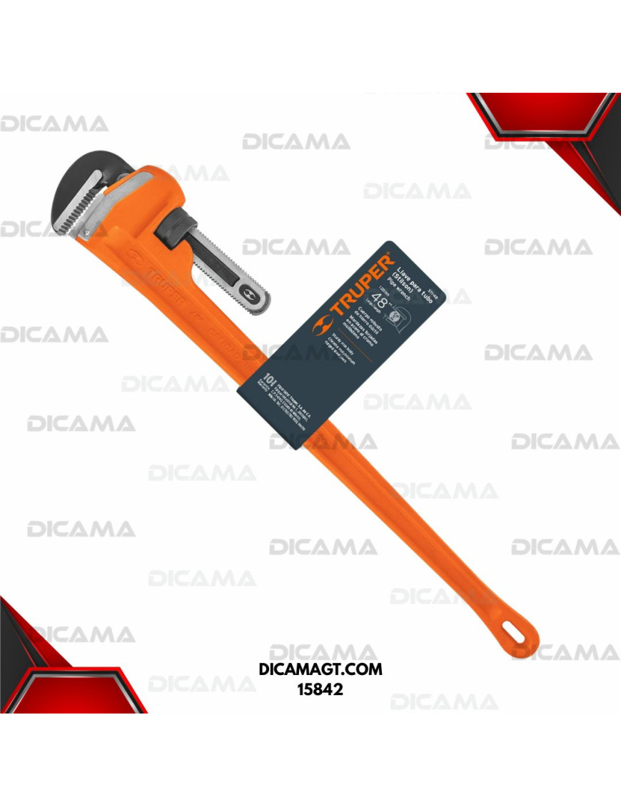 LLAVE PARA TUBO 48 STILLSON TRUPER 15842