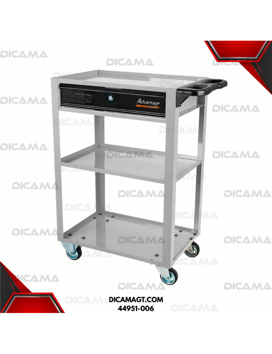 MESA DE TRABAJO 3 COMPARTIMIENTOS GRIS TRAMONTINA 44951-006