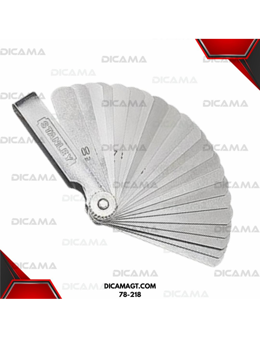 CALIBRADOR BUJIAS Y VALVULAS GO-NO-GO STANLEY 78-218