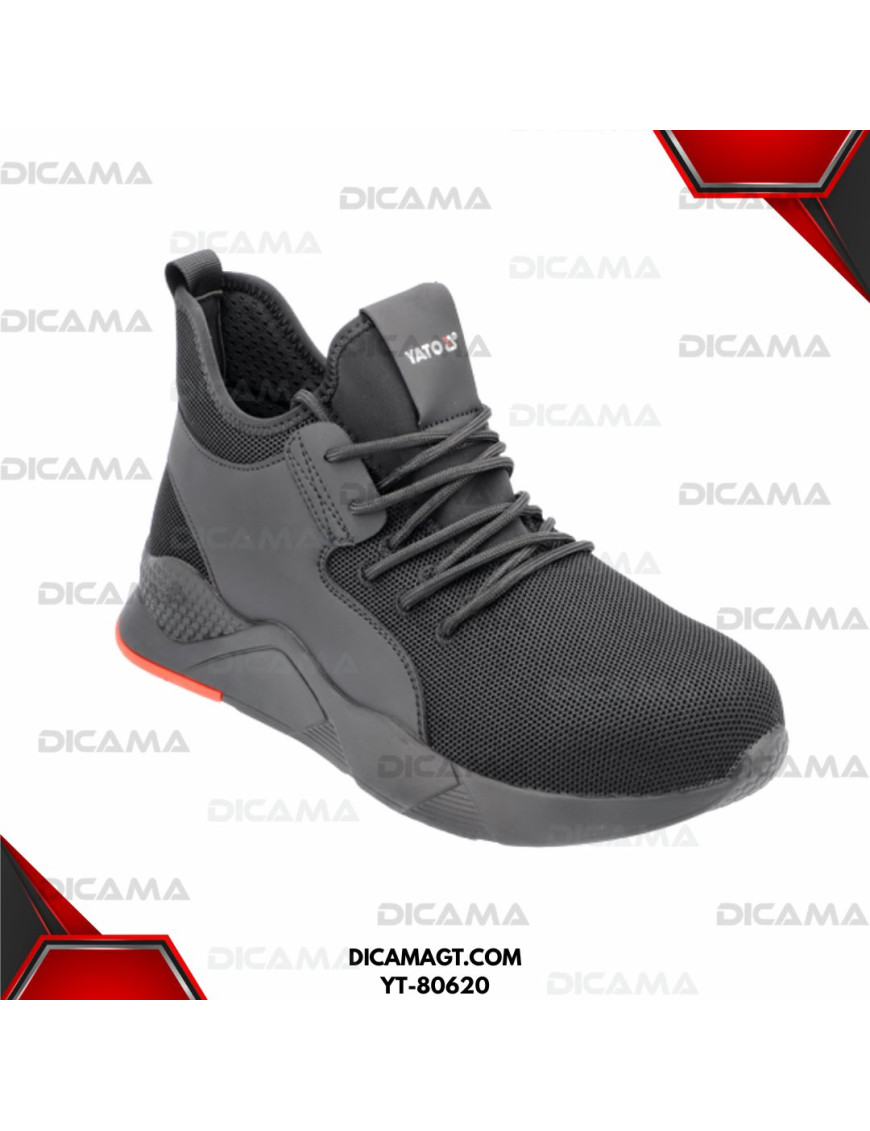 ZAPATO TENIS INDUSTRIALES NEGRO #39 YATO YT-80620