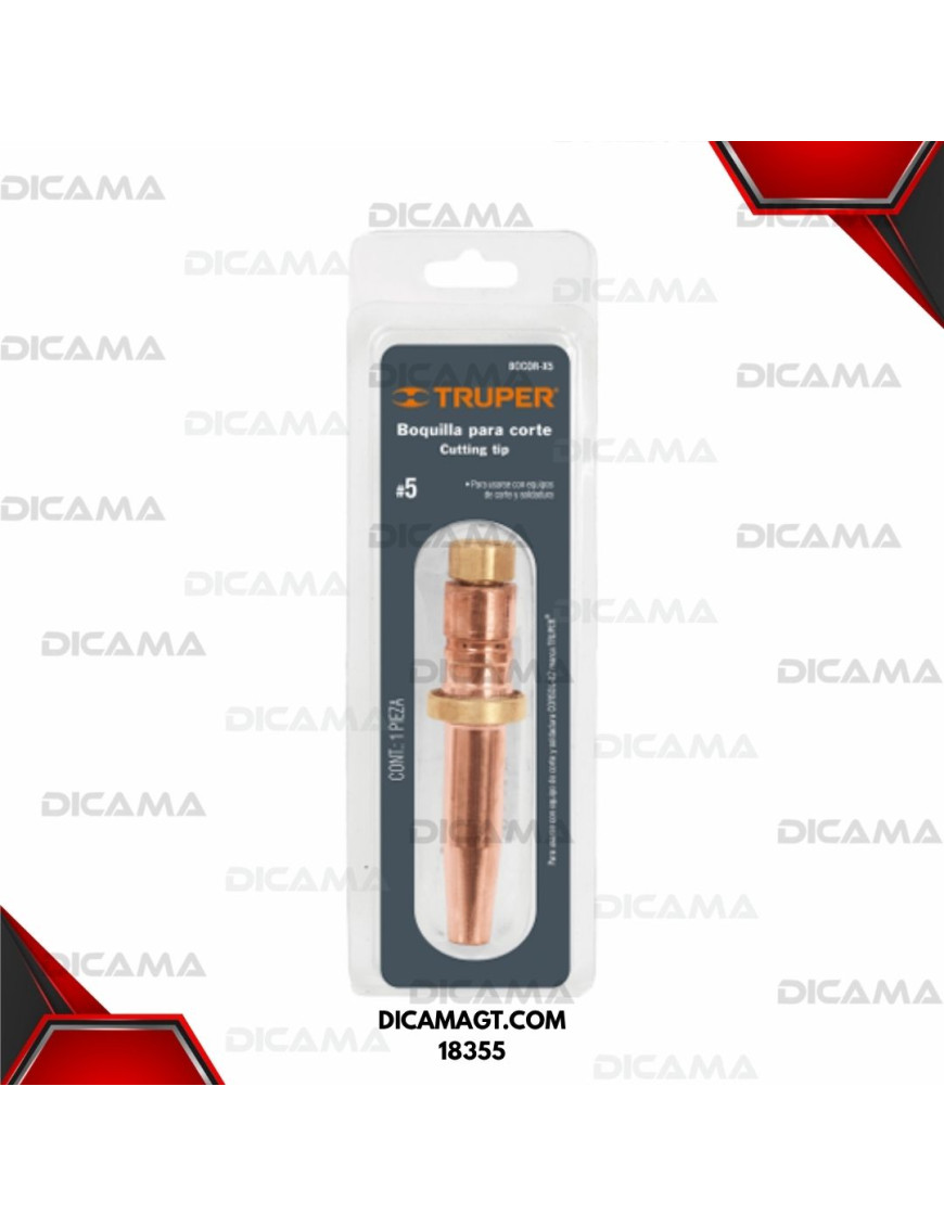 BOQUILLA PARA CORTE # 6 TRUPER 18355