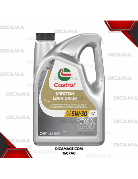ACEITE GARRAFA 5W30 VECTON LOMG DRAIN CK-4/SN CASTROL 1607A0