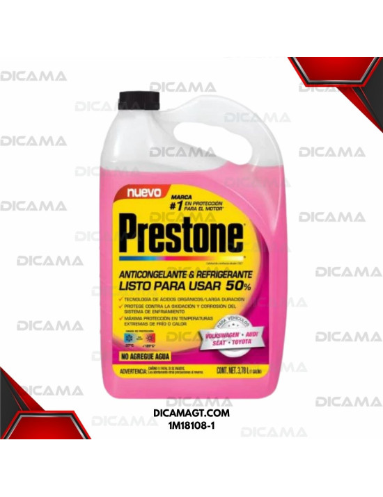 GALON REFRIGERANTE  50% ROSADO PREMIX AFC PINK PRESTONE 1M18108-1