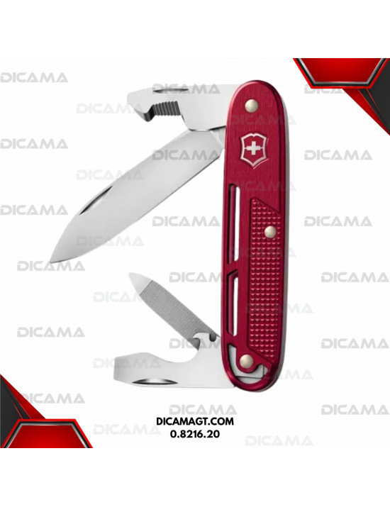 NAVAJA 93MM SYNERGY ALOX ROJA VICTORINOX 0.8216.20
