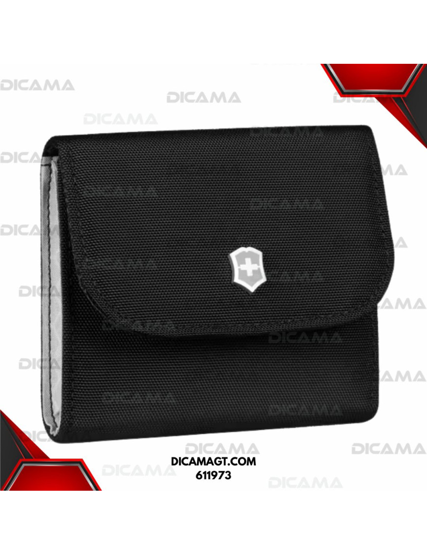 BILLETERA DE CUERO NEGRA 2 PAREDES BEIJING VICTORINOX 30165201
