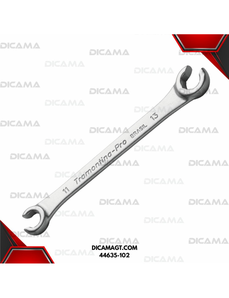 LLAVE POLIGONAL ABIERTA  10MM X 11MM TRAMONTINA 44635-102