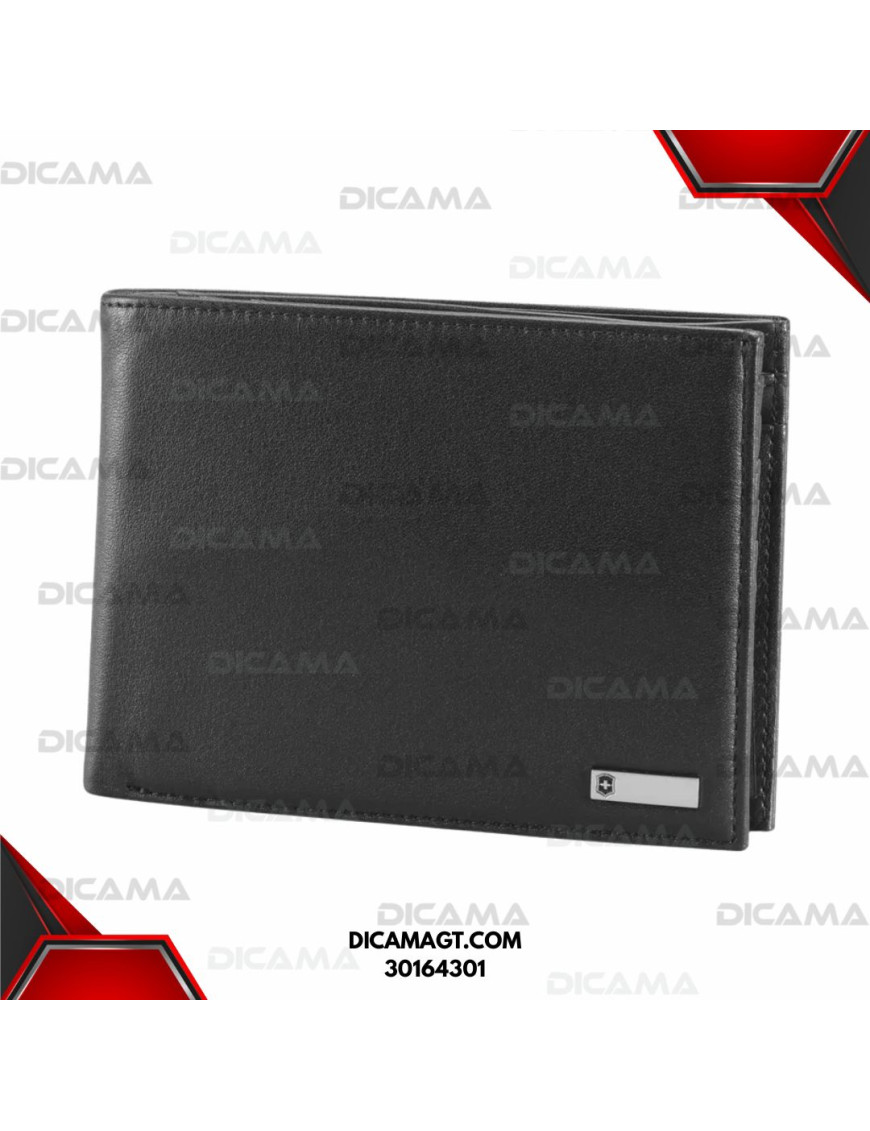 BILLETERA NEGRO PIEL ALTIUS 3 BARCELONA BI-FOLD VT VICTORINOX 30163701