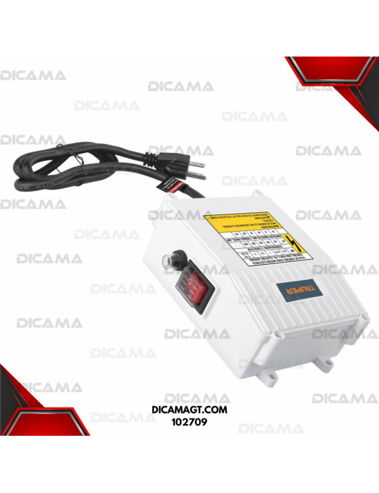 CAJA DE CONTROL PARA BOMBA TIPO BALA 1-1/2 HP TRUPER 102709