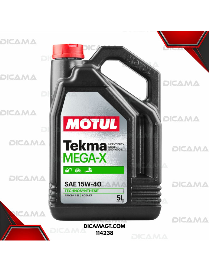 ACEITE GARRAFA 15W40 TEKMA MEGA MOTUL 106371/UNNIDAD