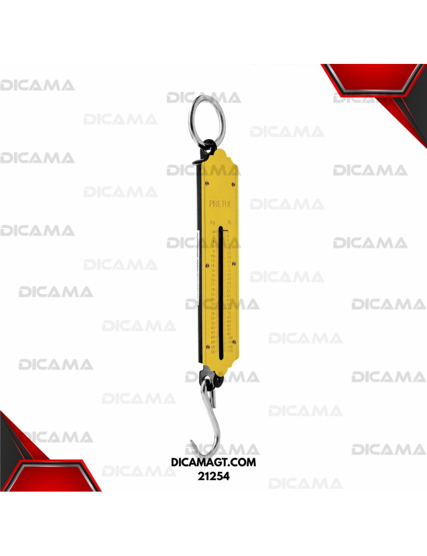 BASCULA ROMANA DE RESORTE 50 KG PRETUL 21254