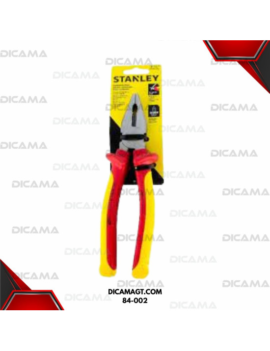 ALICATE 8 ELECTRICISTA MAXSTEEL VDE 1000V STANLEY 84-002