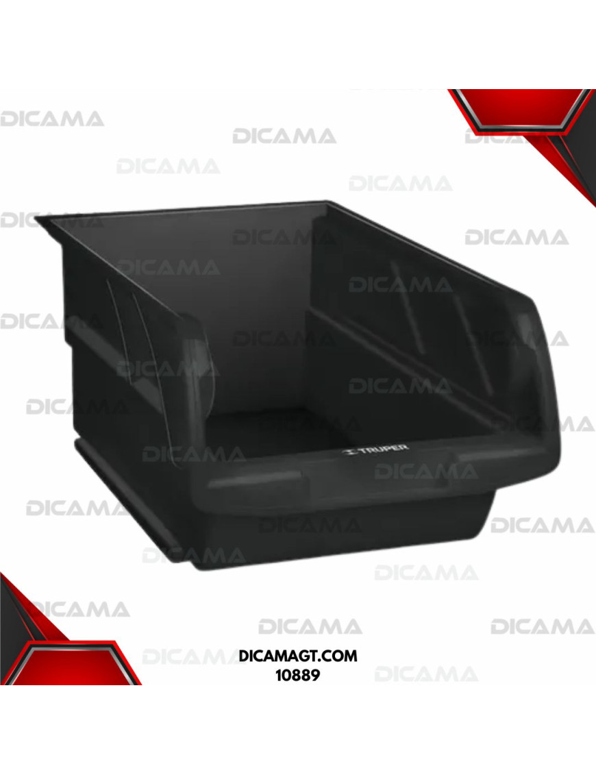 CAJA PLASTICA APILABLE # 2 16.5X10.5X7.5CM TRUPER 10889