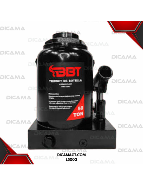 TRICKET DE BOTELLA 50 TONELADAS BBT L5002