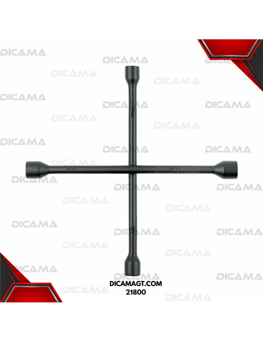 LLAVE DE CHUCHOS DE CRUZ 14 (35CMS)17 MM  3/4, 13/16, 7/8 PRETUL 21800
