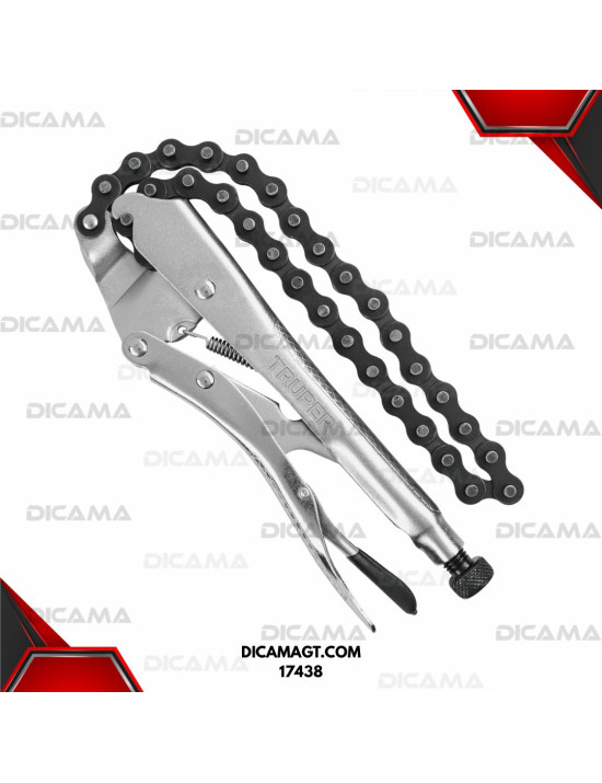 LLAVE P/FILTRO DE ACEITE TIPO VISE GRIP 8 DE CADENA TRUPER 17438