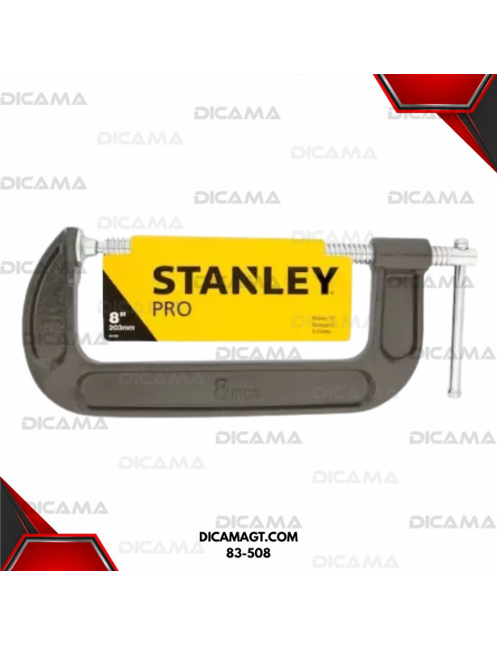 SARGENTO DE 8 PULG TIPO C (PRENSA) STANLEY 83-508
