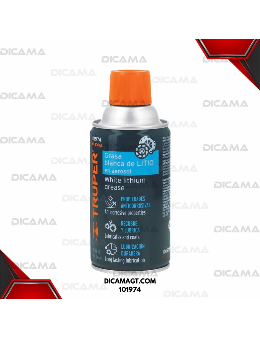 GRASA BLANCA DE LITIO EN AREOSOL 295ML TRUPER 101974
