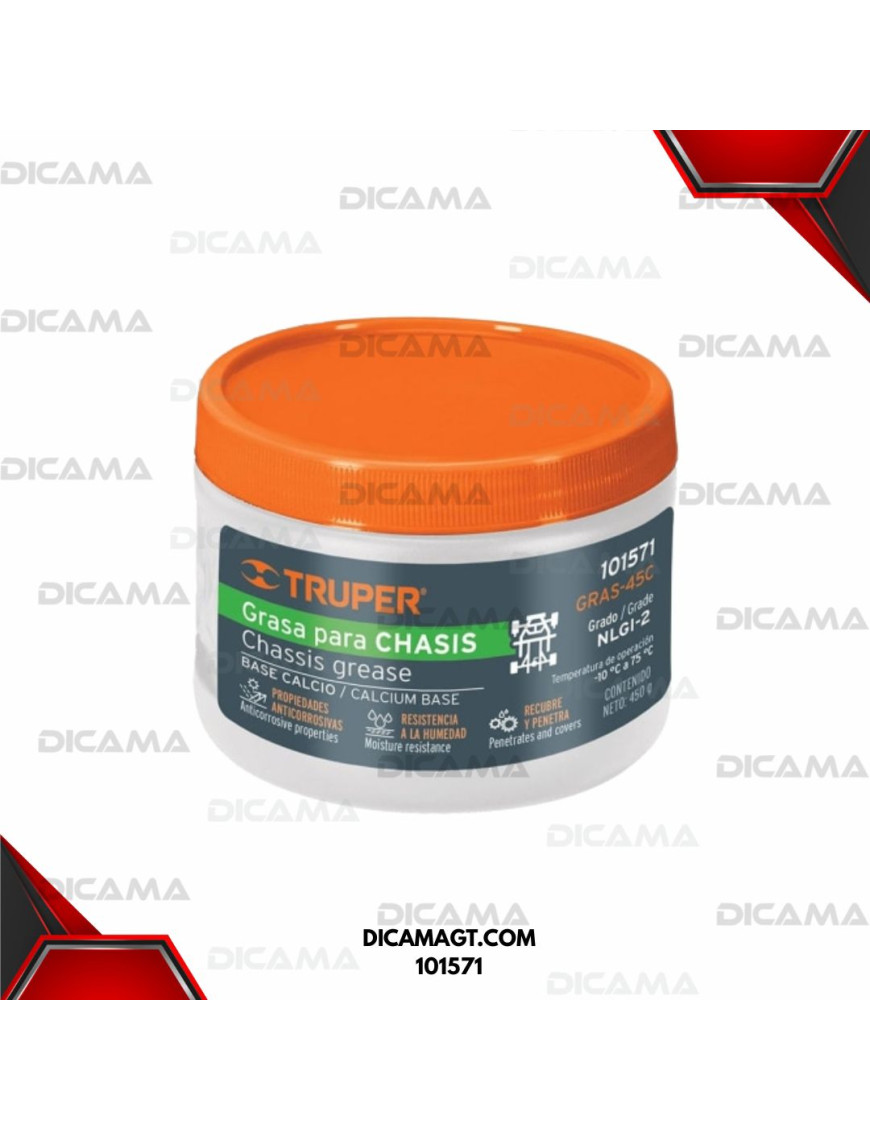 GRASA DE CALCIO PARA CHASIS, 450 G TRUPER 101571