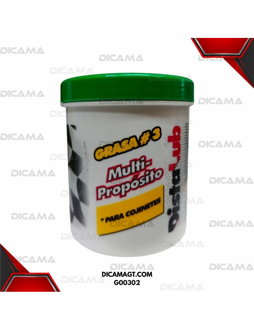 GRASA LIBRA #3 AMBAR COJINETES MULTIPROPOSITO DISTALUB G00302
