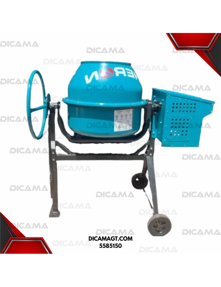 MEZCLADORA CEMENTO 0.50 SACO 2.8HP 130L HERON 5585150