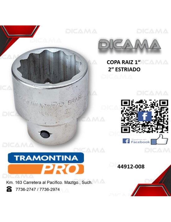 COPA RAIZ 1" 2"          ESTRIADO