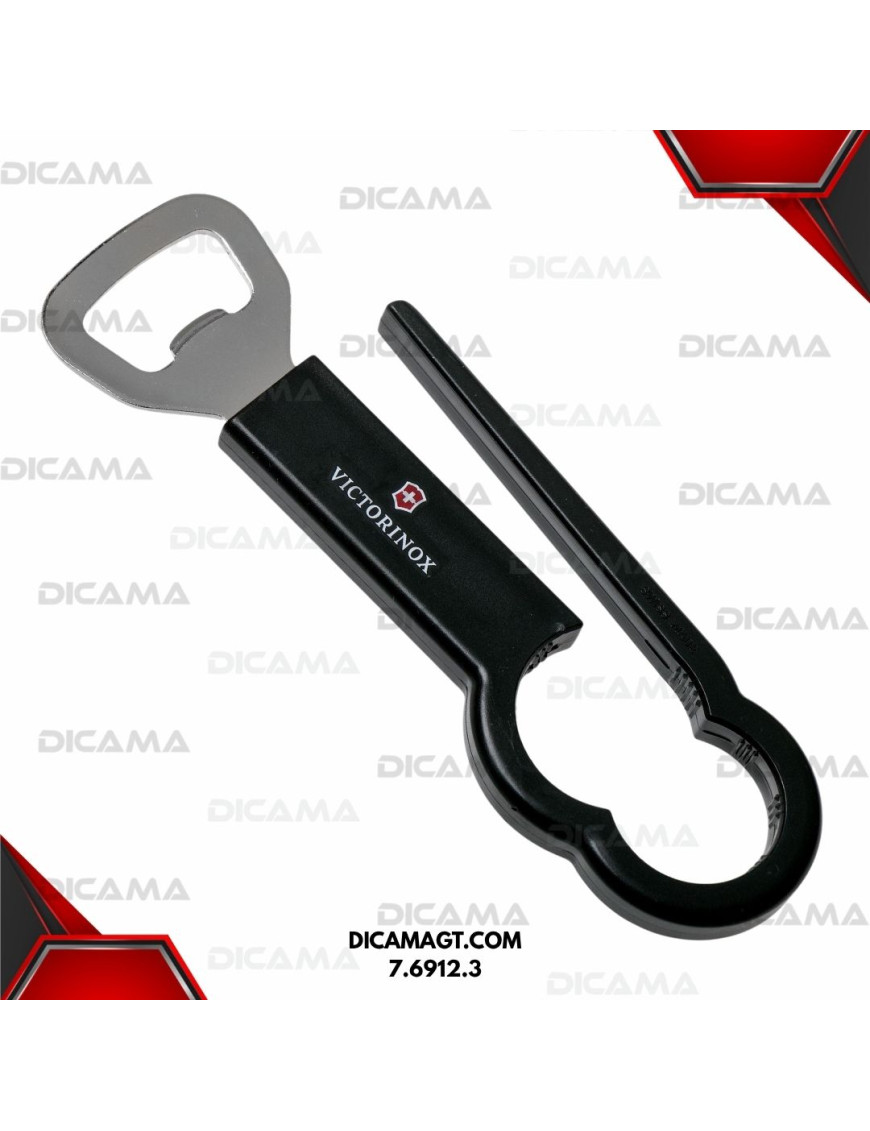 DESTAPADOR Y ABREBOTELLAS PET NEGRO VICTORINOX 7.6912.3