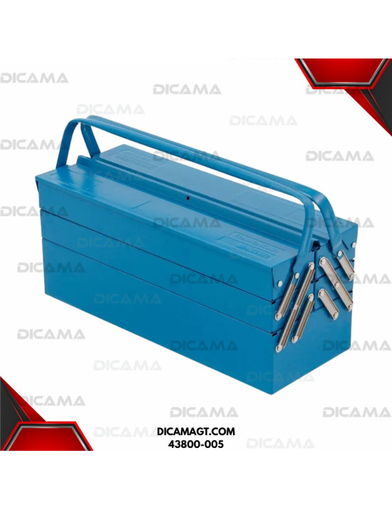 CAJA HERRAMIENTA METAL 5 CAJONES CELESTE TRAMONTINA 43800-005