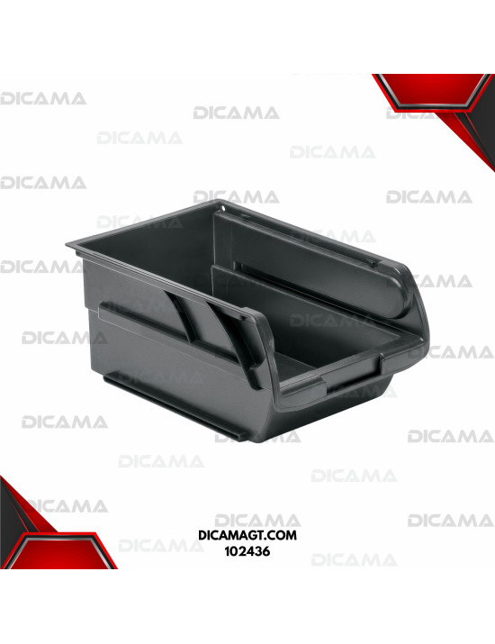 CAJA PLASTICA APILABLE # 2.5 21X14X9.5 CMS TRUPER 102436