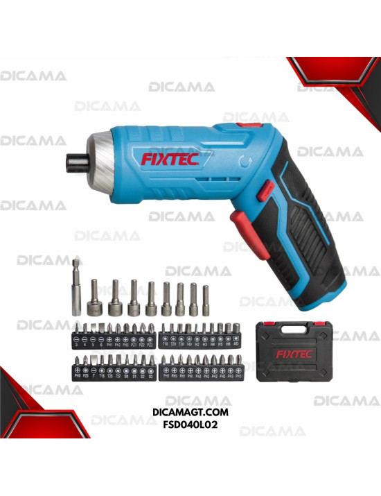 DESATORNILLADOR INALAMBRICO 4V 1500MHA FIXTEC FSD040L02