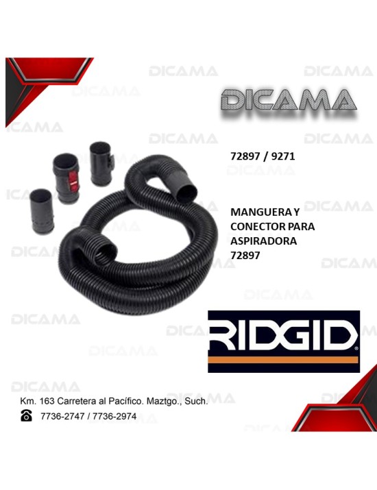 MANGUERA Y CONECTOR PARA ASPIRADORA 72897