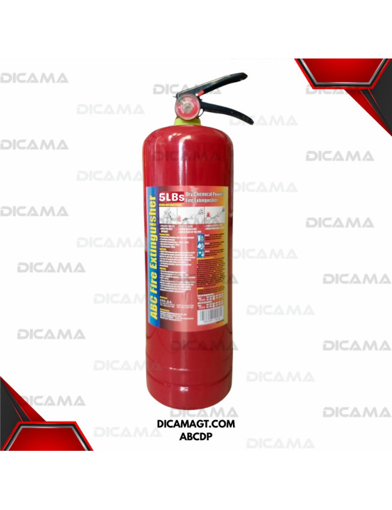 EXTINGUIDOR RECARGABLE ABC 5 LBS ABCDP