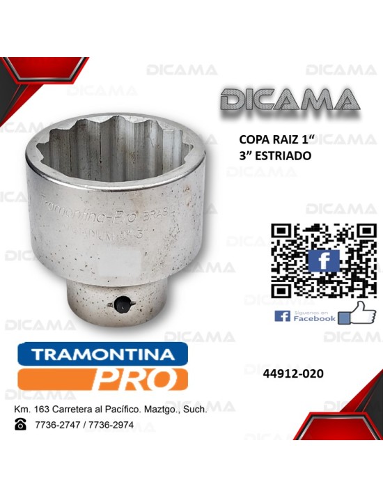 COPA RAIZ 1" 3"          ESTRIADO
