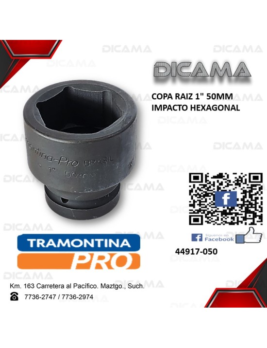 COPA RAIZ 1" 50MM                IMPACTO HEXAGONAL